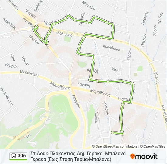 306  Line Map
