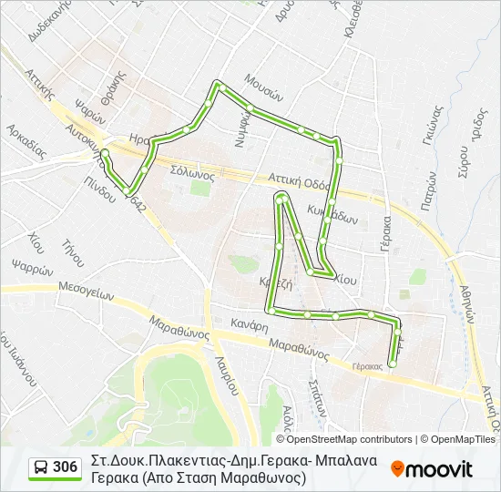 306  Line Map