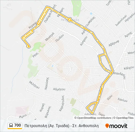 700  Line Map