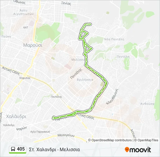 405  Line Map