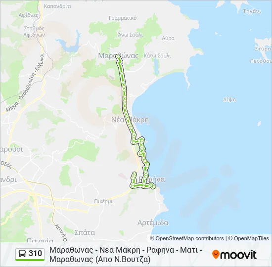 310  Line Map