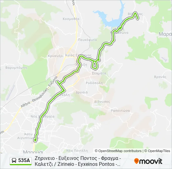 535Α  Line Map