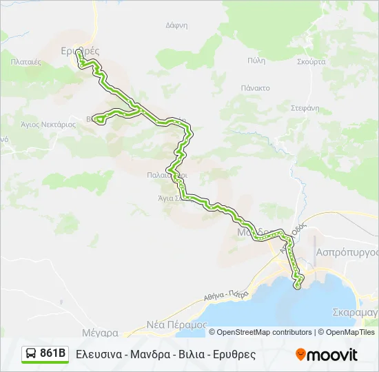 861Β  Line Map