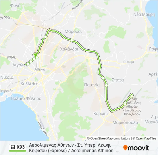 X93  Line Map