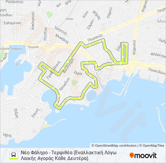 ΤΟΜΈΑΣ Γ bus Line Map