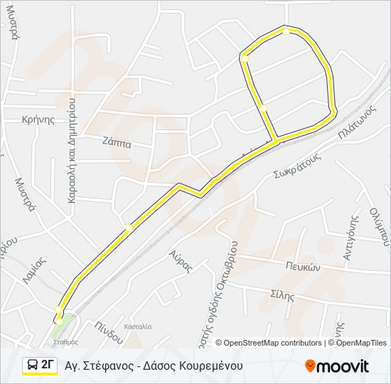 2Γ bus Line Map