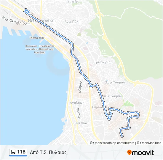 11Β  Line Map