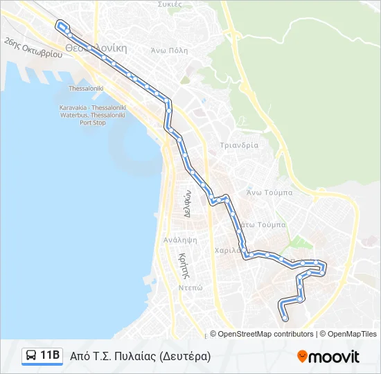 11Β  Line Map