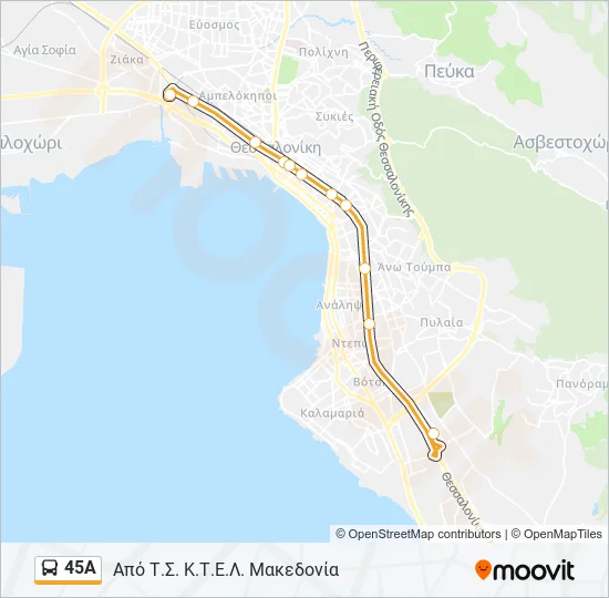 45Α  Line Map