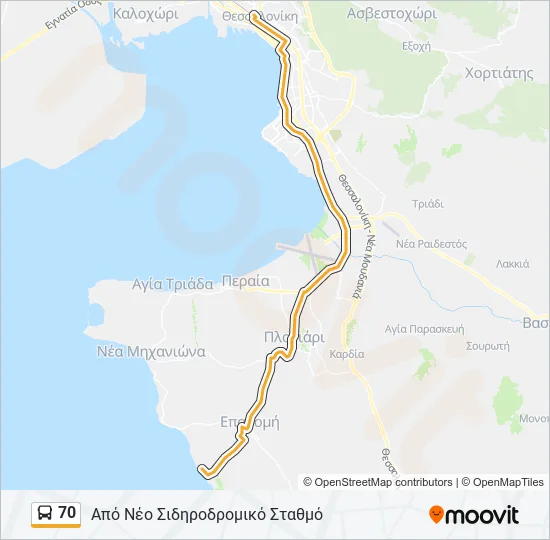 70  Line Map