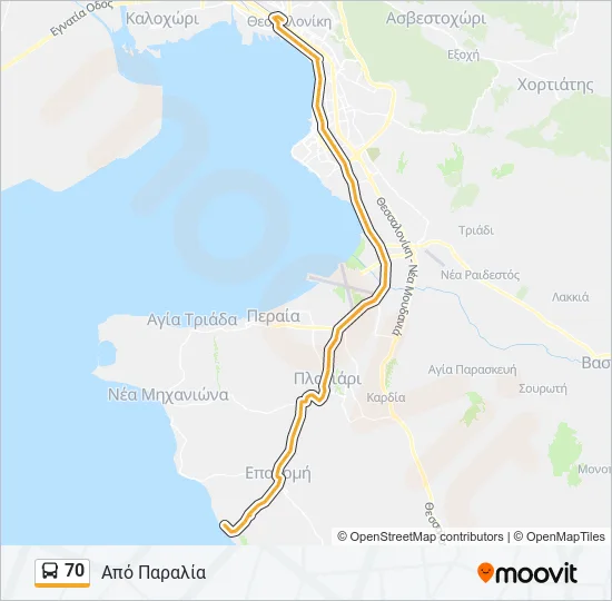 70  Line Map