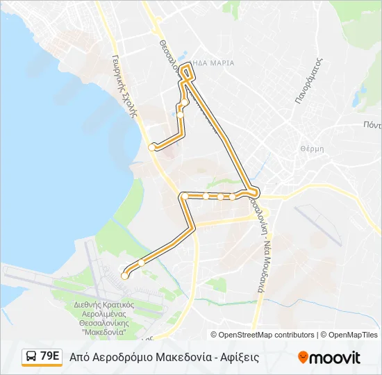 79Ε  Line Map