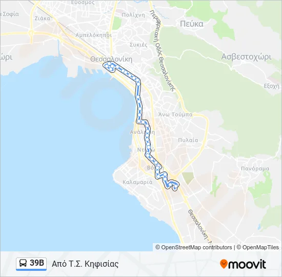 39Β  Line Map