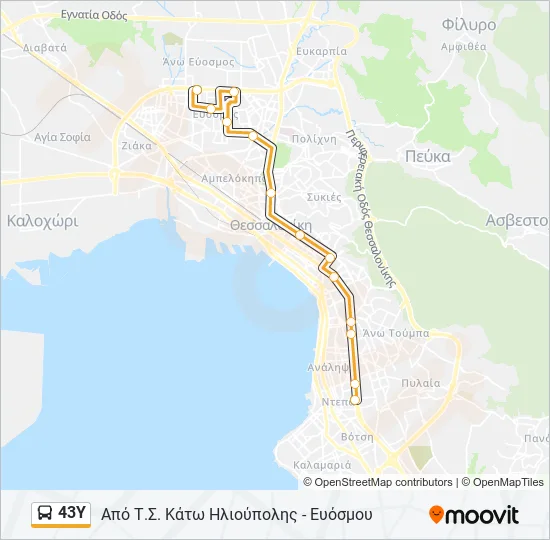 43Υ  Line Map