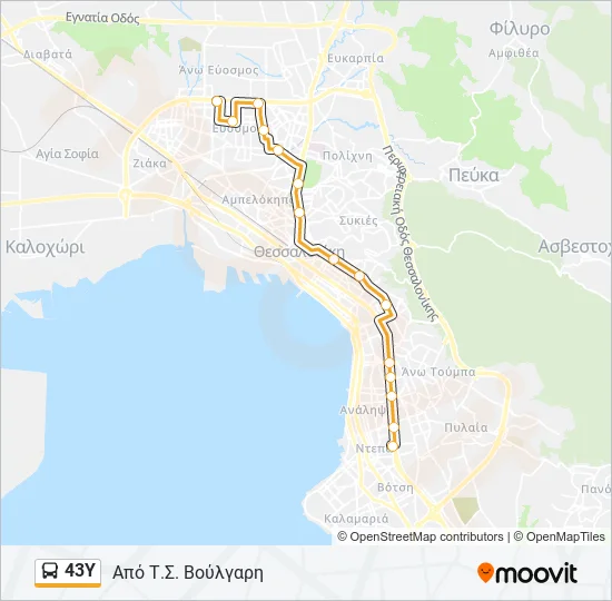 43Υ  Line Map
