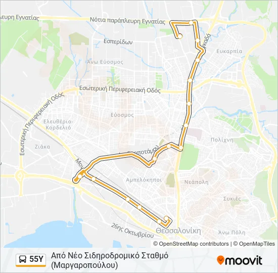 55Υ  Line Map