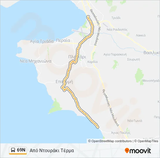 69Ν  Line Map