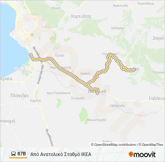 87Β  Line Map