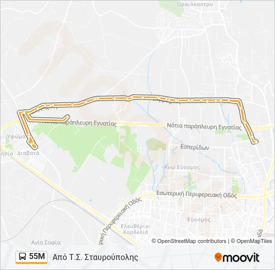 55Μ  Line Map