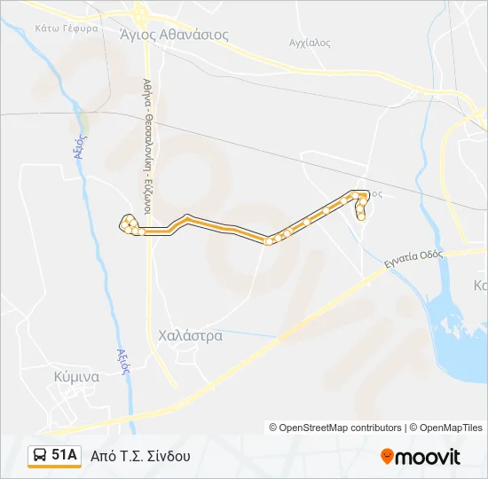51Α  Line Map