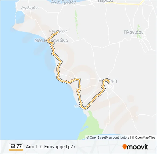 77  Line Map
