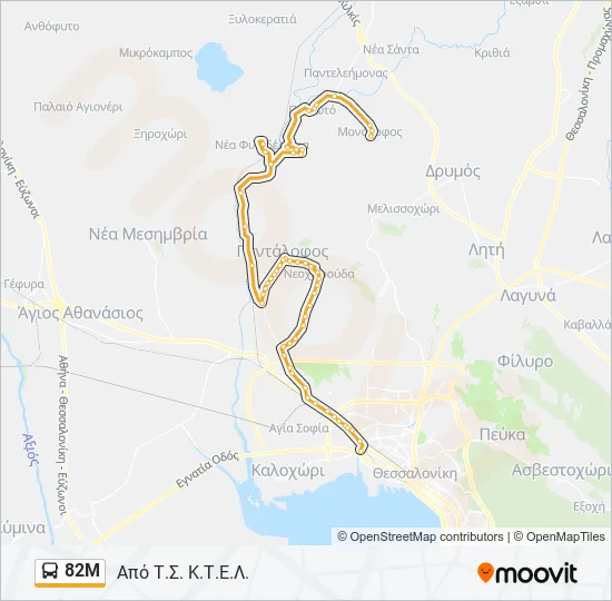 82Μ  Line Map