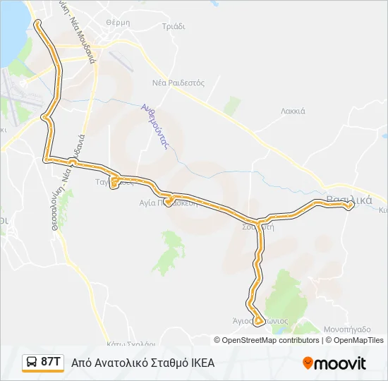 87Τ  Line Map