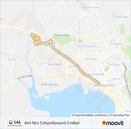 54Α  Line Map