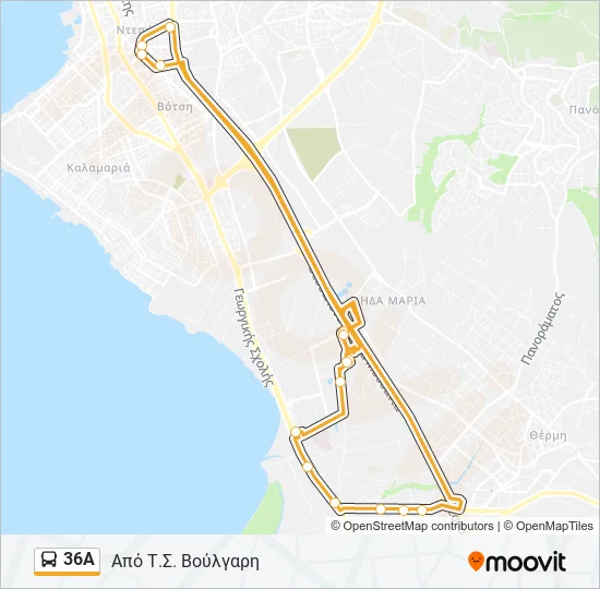 36Α  Line Map