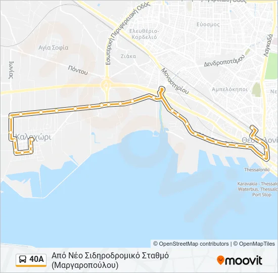 40Α  Line Map