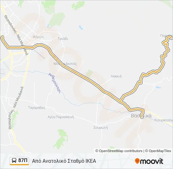 87Π  Line Map