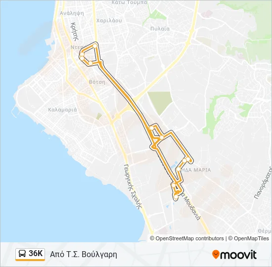 36Κ  Line Map