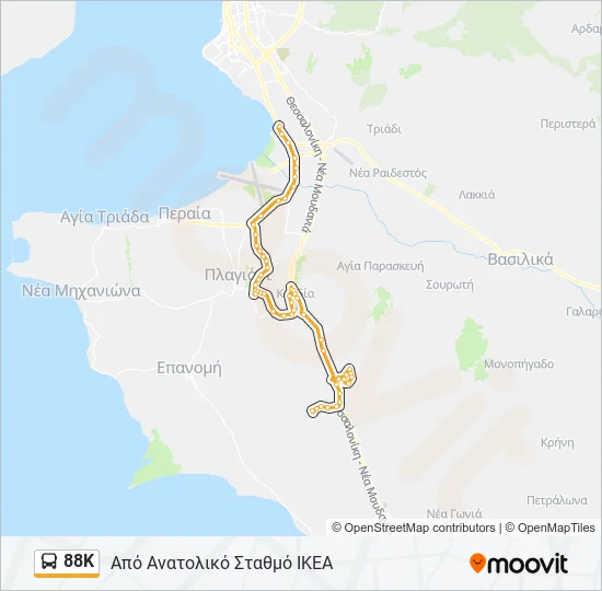 88Κ  Line Map