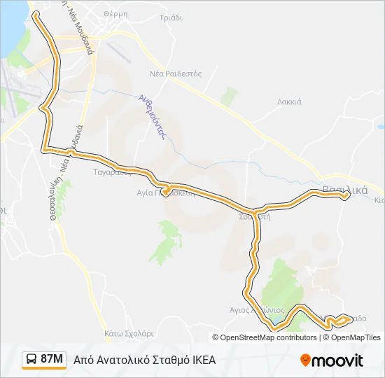 87Μ  Line Map