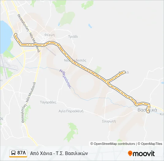 87Λ  Line Map