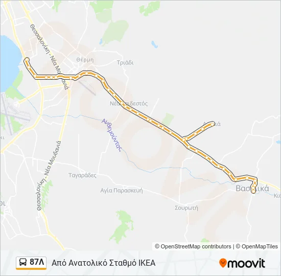 87Λ  Line Map