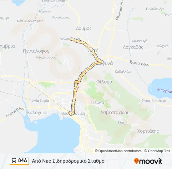 84Α  Line Map