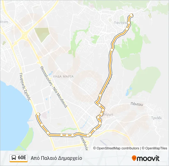 60Ε  Line Map