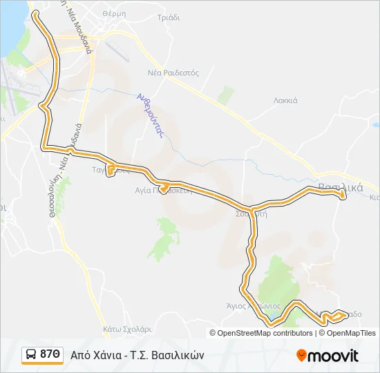 87Θ  Line Map