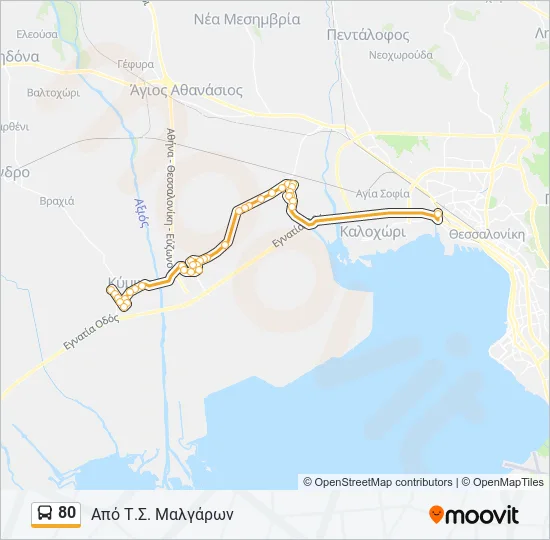 80  Line Map