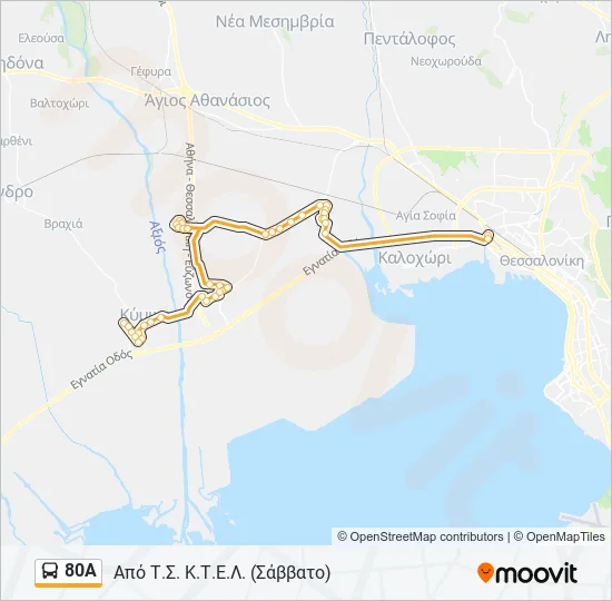 80Α  Line Map