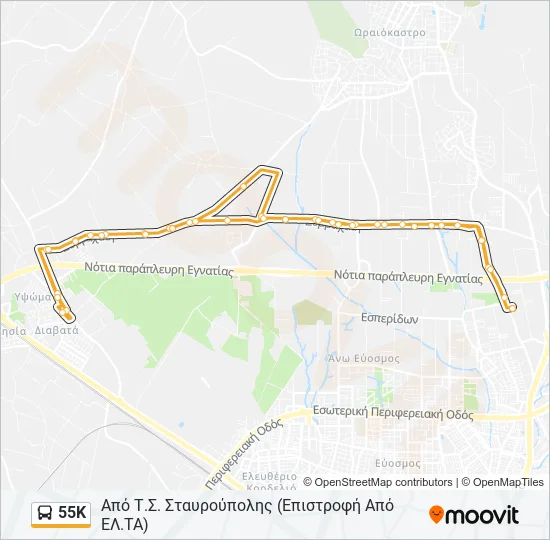 55Κ  Line Map