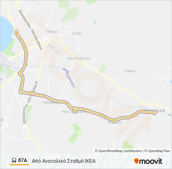 87Α  Line Map