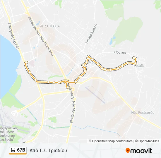 67Β  Line Map