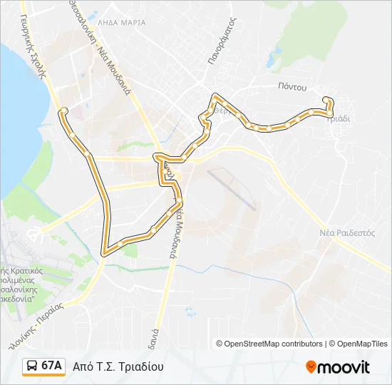67Α  Line Map