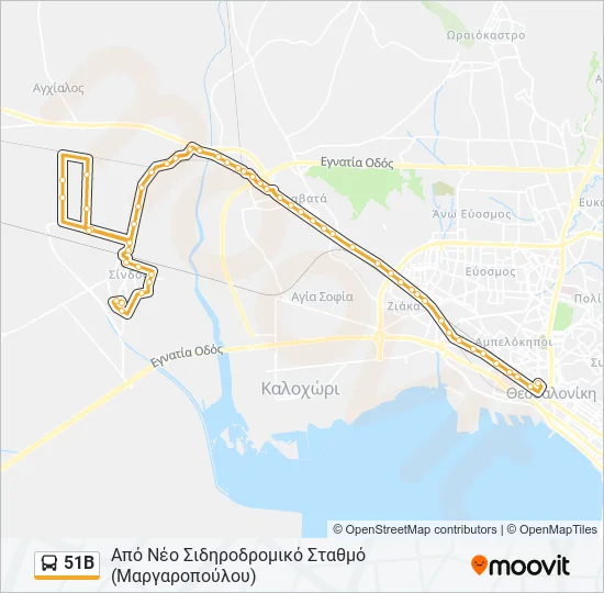 51Β  Line Map