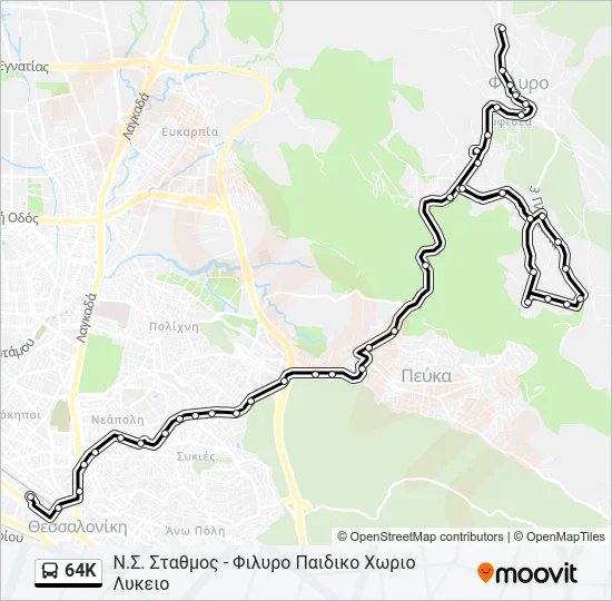 64K Bus Line Map