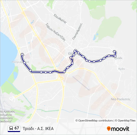 67 Route: Schedules, Stops & Maps - Triadi - AS IKEA (Updated)
