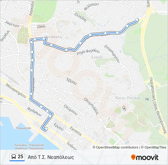 25  Line Map