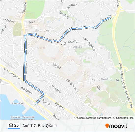 25  Line Map